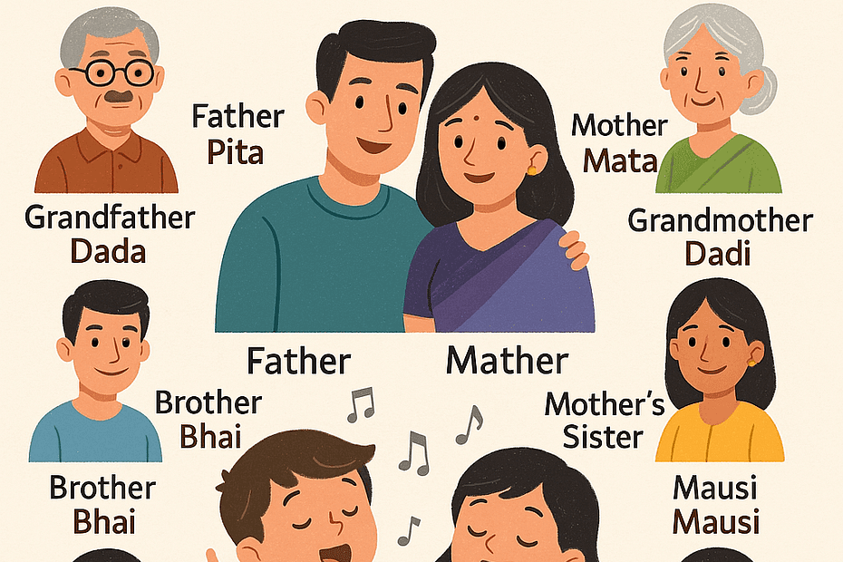 Family Relationship Names in Hindi